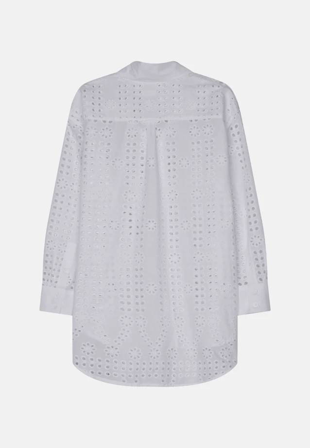 Hemdbluse Stickerei in Weiß |  Seidensticker Onlineshop