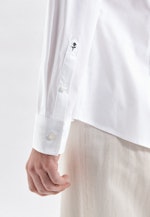 Long sleeve Poplin Shirt Blouse in White |  Seidensticker Onlineshop