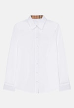 Long sleeve Poplin Shirt Blouse in White |  Seidensticker Onlineshop