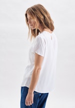 Kurzarm Voile Shirtbluse in Weiß |  Seidensticker Onlineshop