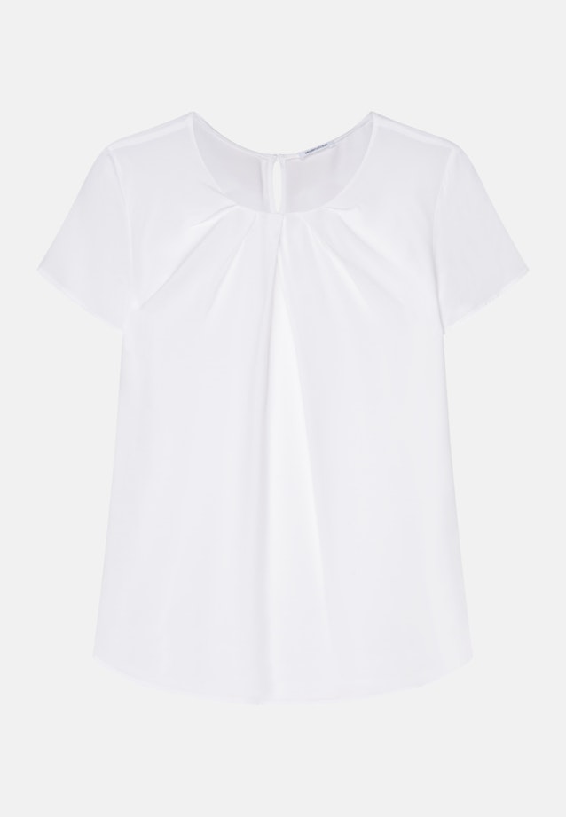Kurzarm Voile Shirtbluse in Weiß |  Seidensticker Onlineshop