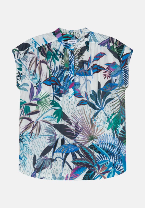 Blouse à enfiler Imprimé in Bleu Foncé | Seidensticker Onlineshop