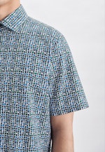 Regular Chemise d'affaires Imprimé in Turquoise |  Seidensticker Onlineshop