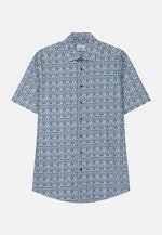 Regular Chemise d'affaires Imprimé in Turquoise |  Seidensticker Onlineshop