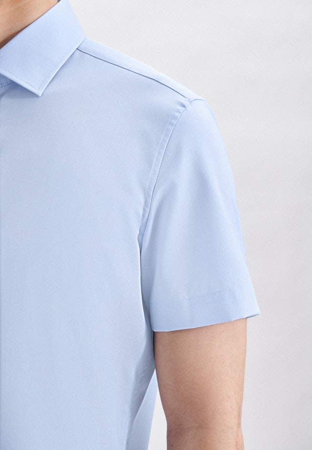 Slim Business Hemd Uni in Mittelblau |  Seidensticker Onlineshop