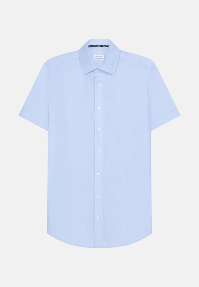 Slim Business shirt Uni in Medium Blue |  Seidensticker Onlineshop