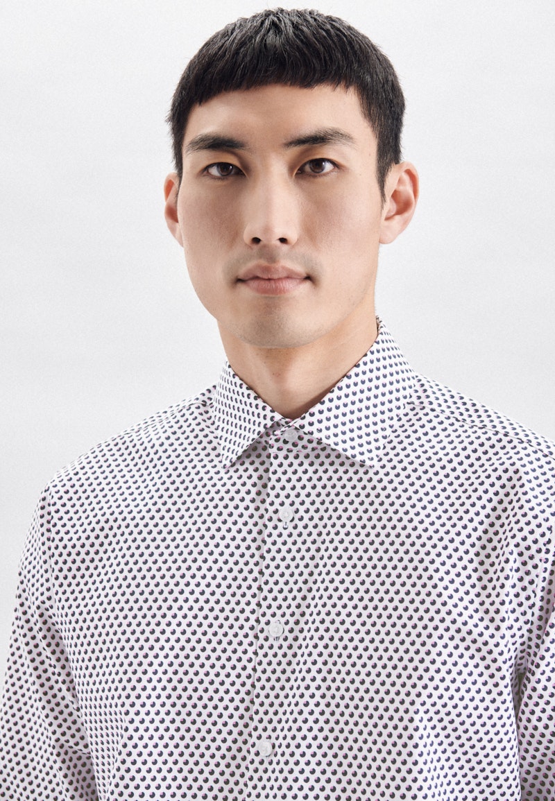Business Shirt in Regular fit with Kent-Collar