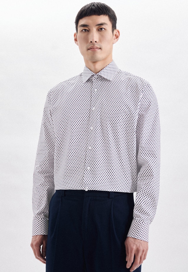 Regular fit Business shirt Print in Pink |  Seidensticker Onlineshop