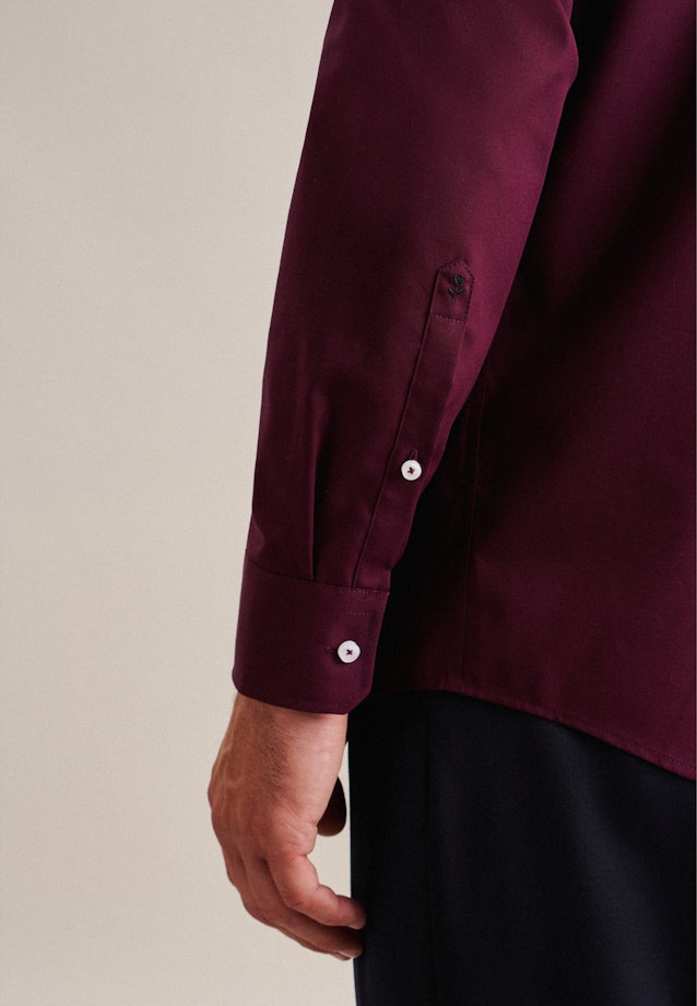 Non-iron Poplin Business Shirt in Regular with Kent-Collar in Red |  Seidensticker Onlineshop