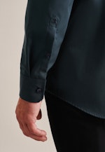Regular Business shirt Uni in Green |  Seidensticker Onlineshop