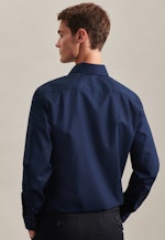Regular Business Hemd Uni in Dunkelblau |  Seidensticker Onlineshop