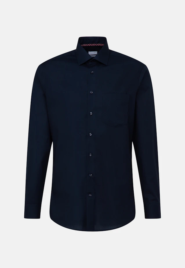 Regular Business shirt Uni in Dark Blue |  Seidensticker Onlineshop