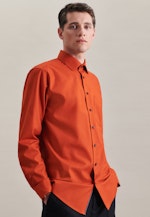 Regular Business shirt Uni in Orange |  Seidensticker Onlineshop