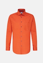 Regular Business shirt Uni in Orange |  Seidensticker Onlineshop