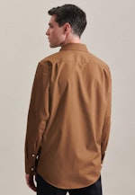 Regular Chemise d'affaires Uni in Marron |  Seidensticker Onlineshop