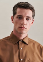 Regular Chemise d'affaires Uni in Marron |  Seidensticker Onlineshop