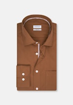 Regular Business Hemd Uni in Braun |  Seidensticker Onlineshop