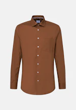 Regular Business Hemd Uni in Braun |  Seidensticker Onlineshop