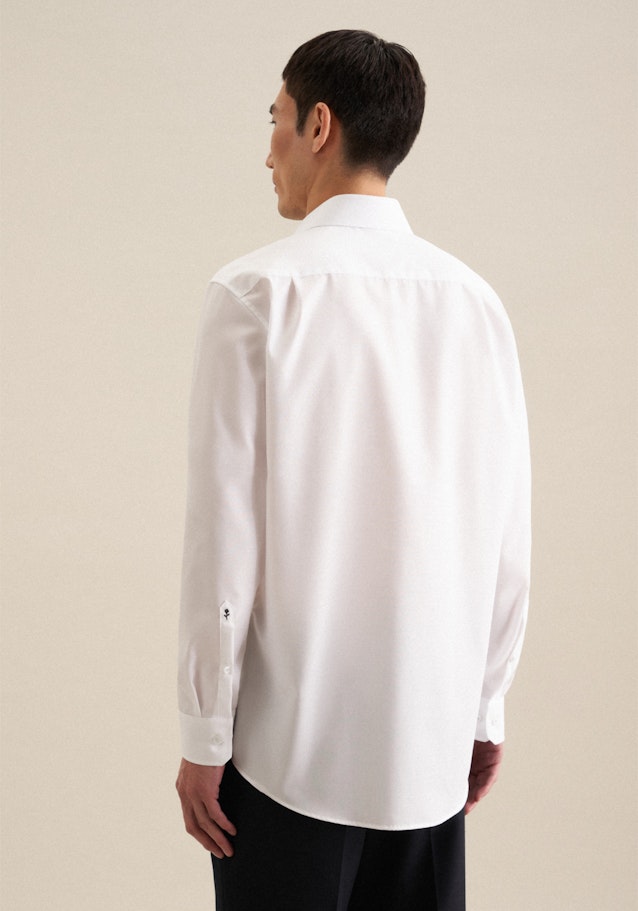 Regular Chemise Business Uni in Blanc | Seidensticker Onlineshop