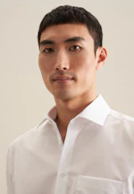 Regular Chemise d'affaires Uni in Blanc |  Seidensticker Onlineshop