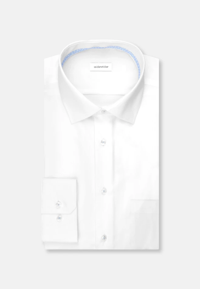 Regular Business Hemd Uni in Weiß | Seidensticker Onlineshop