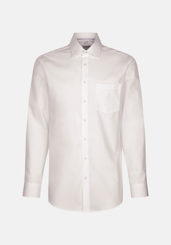 Regular Chemise Business Uni in Blanc | Seidensticker Onlineshop
