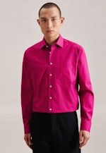 Regular Chemise d'affaires Uni in Rose Fuchsia |  Seidensticker Onlineshop