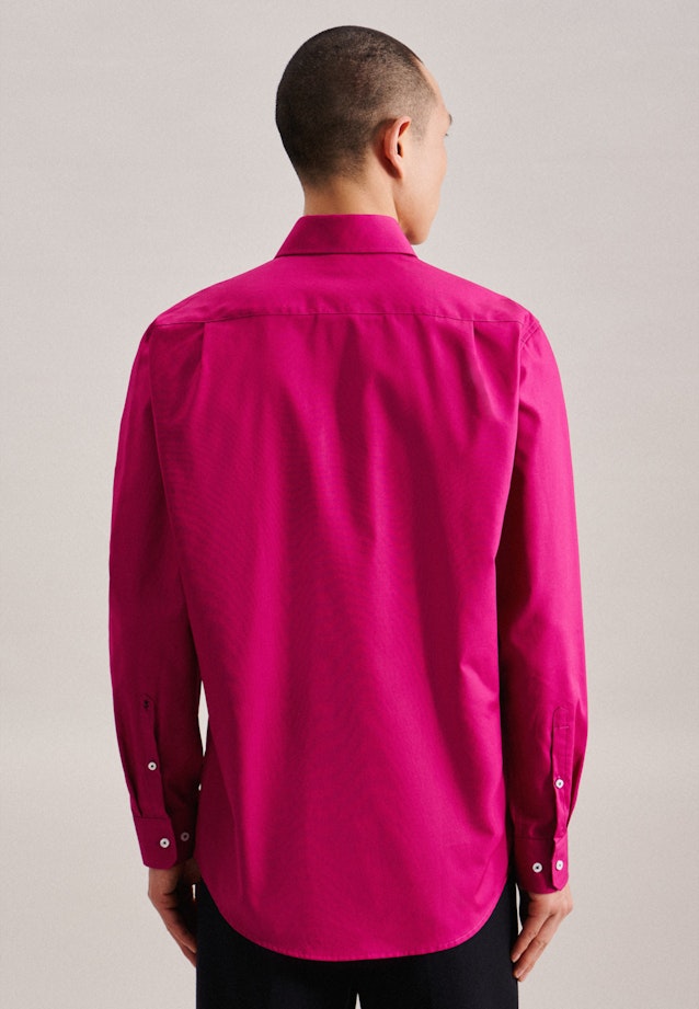 Regular Chemise d'affaires Uni in Rose Fuchsia |  Seidensticker Onlineshop