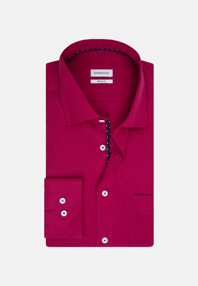 Non-iron Poplin Business Shirt in Regular with Kent-Collar in Pink |  Seidensticker Onlineshop