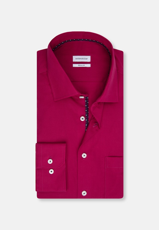 Regular Chemise d'affaires Uni in Rose Fuchsia |  Seidensticker Onlineshop