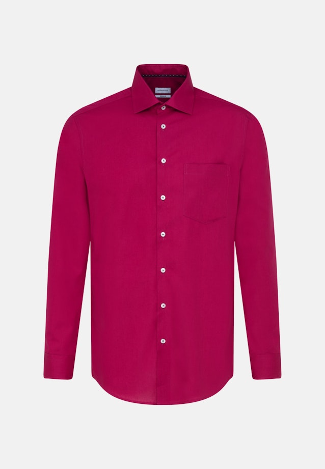 Regular Chemise d'affaires Uni in Rose Fuchsia |  Seidensticker Onlineshop