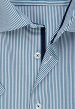 Regular Business Hemd Streifen in Türkis |  Seidensticker Onlineshop