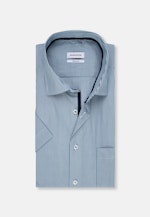 Regular Business Hemd Streifen in Türkis |  Seidensticker Onlineshop