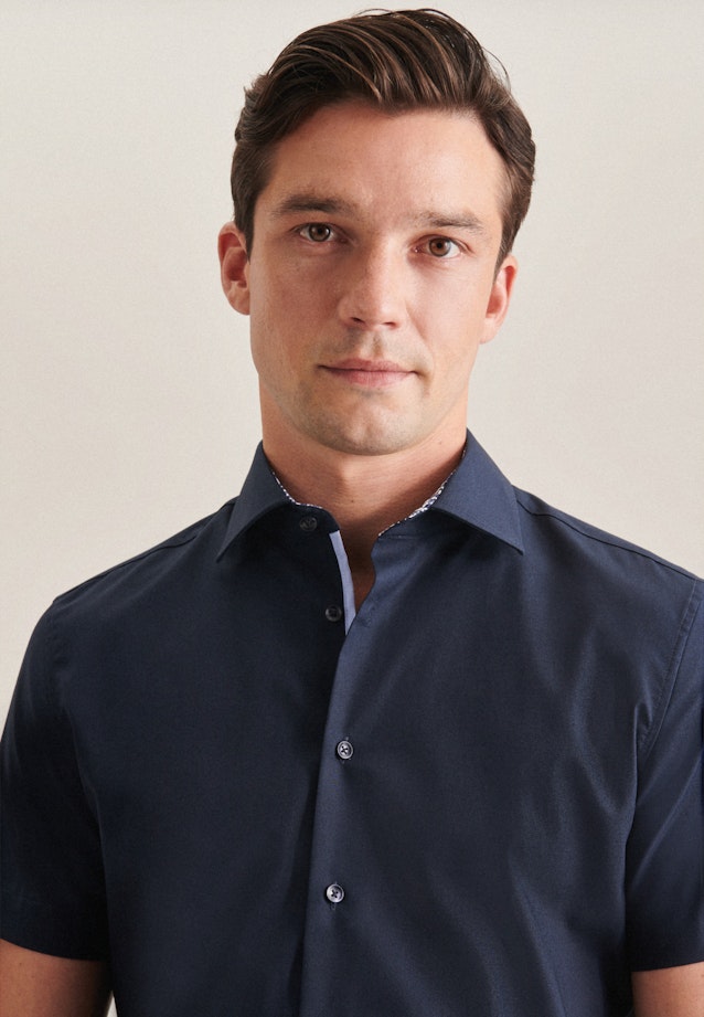 Slim Chemise d'affaires Uni in Bleu Foncé |  Seidensticker Onlineshop