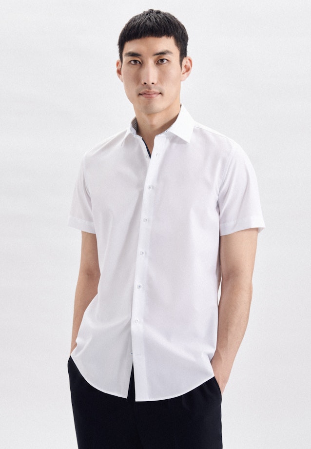 Slim Chemise d'affaires Uni in Blanc |  Seidensticker Onlineshop