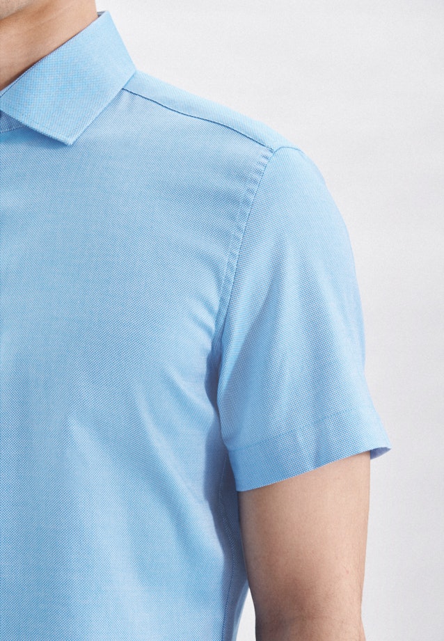 Slim Chemise d'affaires Uni in Turquoise |  Seidensticker Onlineshop