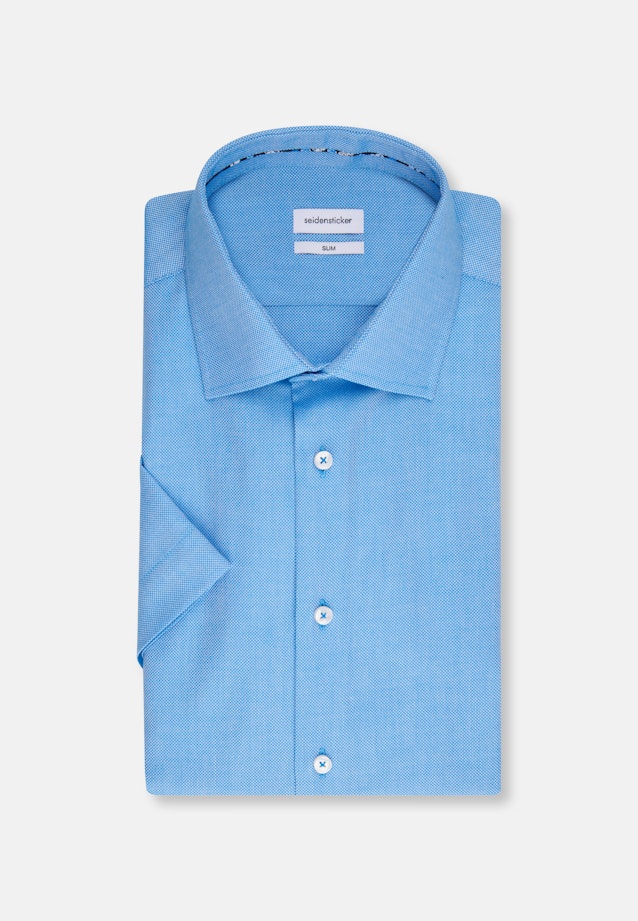 Slim Chemise d'affaires Uni in Turquoise |  Seidensticker Onlineshop