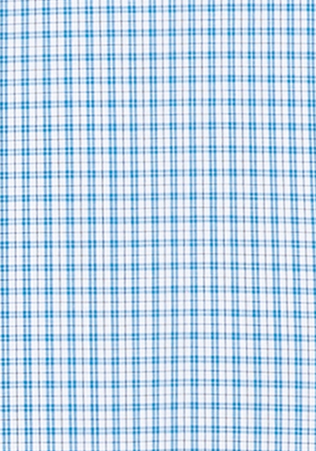 Non-iron Poplin Business Shirt in Slim with Button-Down-Collar in Turquoise |  Seidensticker Onlineshop
