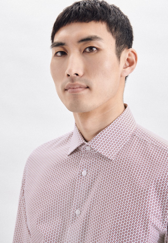 Slim Business shirt Print in Red |  Seidensticker Onlineshop