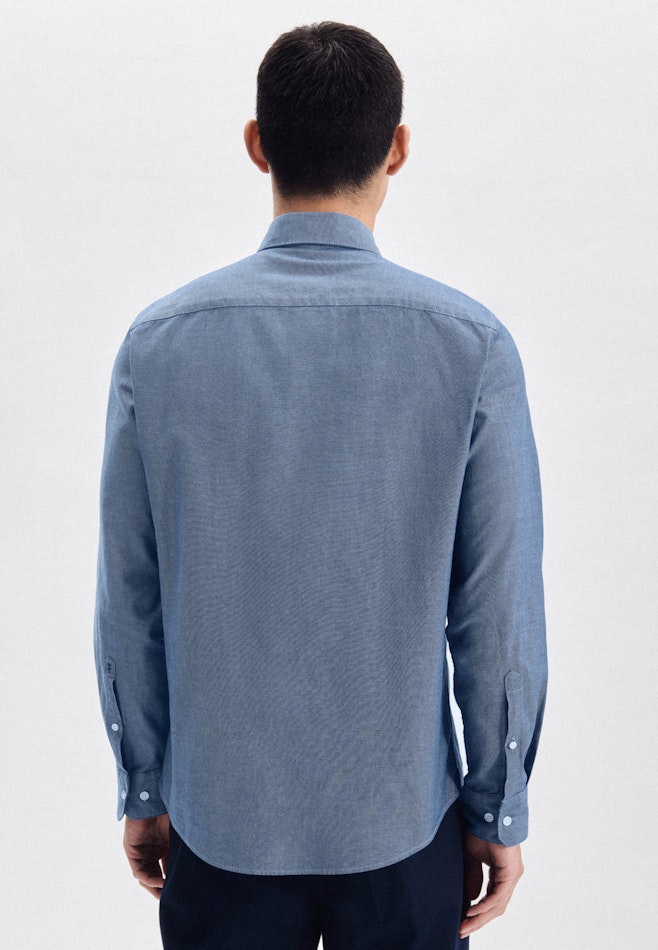 Oxford shirt in Regular with Button-Down-Collar in Light Blue | Seidensticker online shop