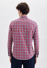 Regular Oxfordhemd Karo in Rot |  Seidensticker Onlineshop