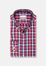 Regular Oxfordhemd Karo in Rot |  Seidensticker Onlineshop