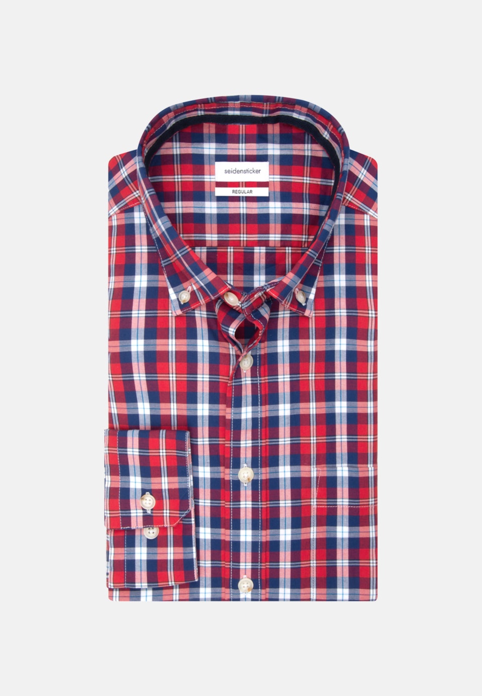 Oxfordhemd Regular in Rot |  Seidensticker Onlineshop