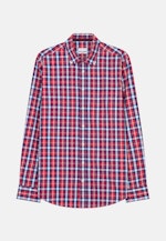 Regular Oxfordhemd Karo in Rot |  Seidensticker Onlineshop