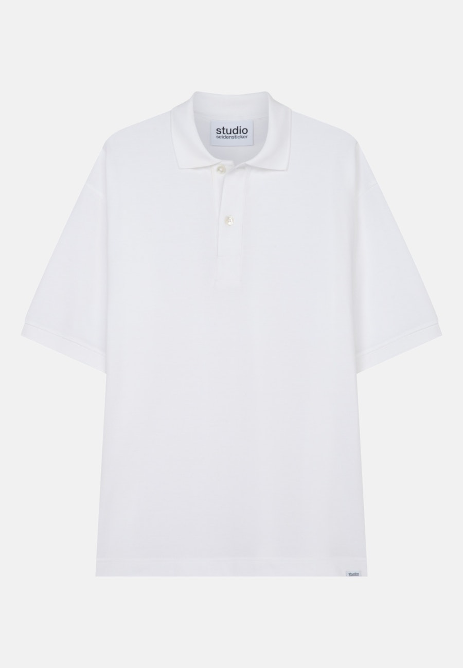 Kragen T-Shirt Oversized in Weiß |  Seidensticker Onlineshop