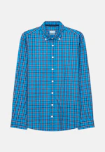 Regular Casual Hemd Karo in Türkis |  Seidensticker Onlineshop