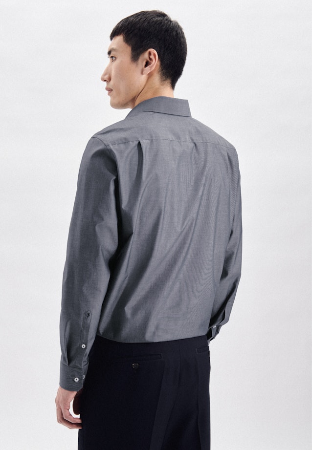 Regular Chemise d'affaires Uni in Bleu Foncé |  Seidensticker Onlineshop