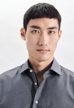 Regular Chemise d'affaires Uni in Bleu Foncé |  Seidensticker Onlineshop