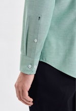 Shaped Business Hemd Uni in Grün |  Seidensticker Onlineshop