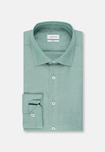 Shaped Business Hemd Uni in Grün |  Seidensticker Onlineshop